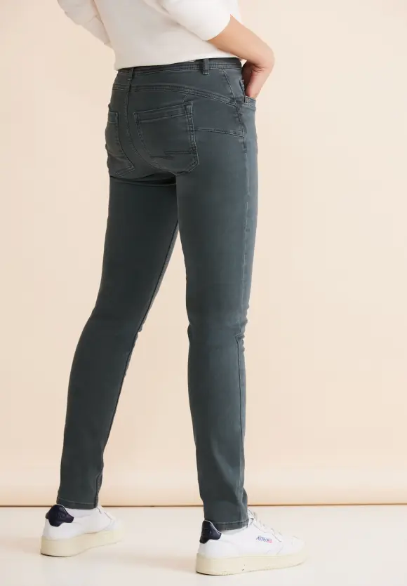 Free to move Jeans - dull green washed