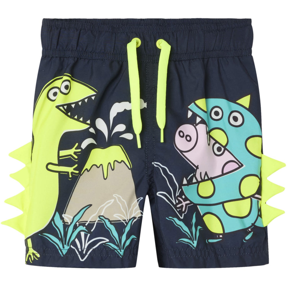Køb Name It Navy Blazer Mifi Peppa Pig Long Badeshorts
