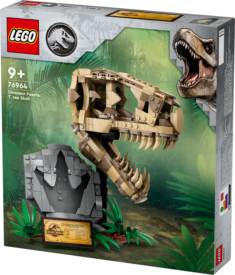 LEGO Jurassic World - Dinosaurfossiler: T. rex-kranium (76964)