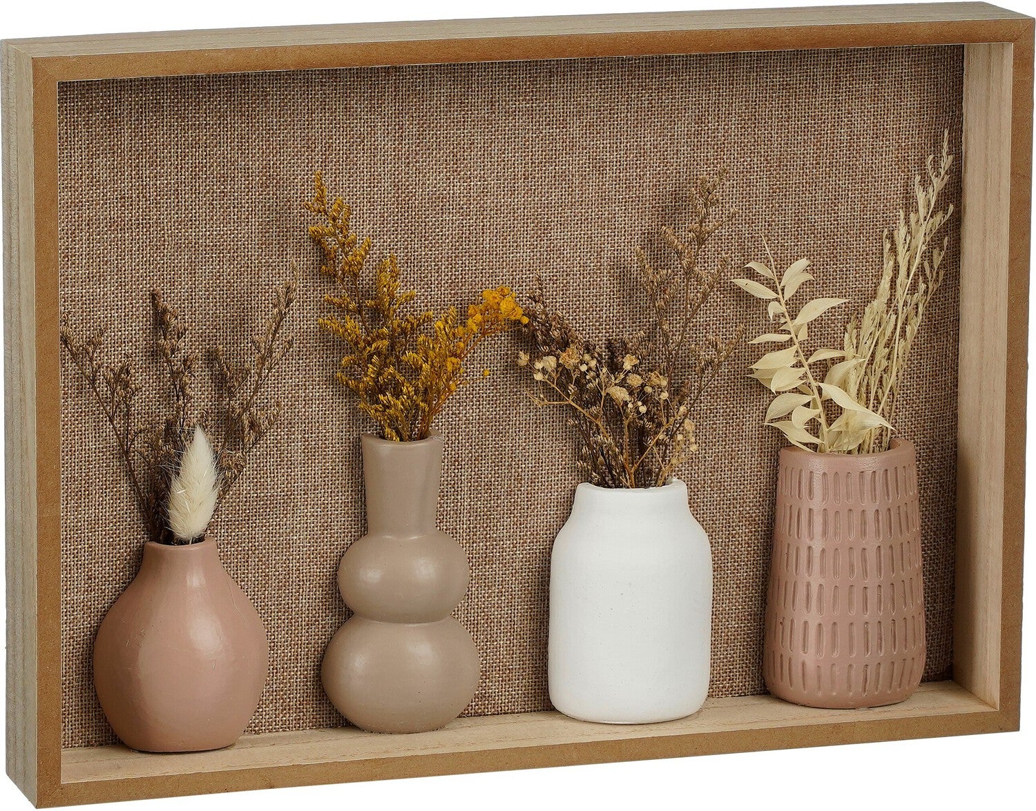 Mica Decorations wandplank Ivy bruin 35 x 5 x 25 cm