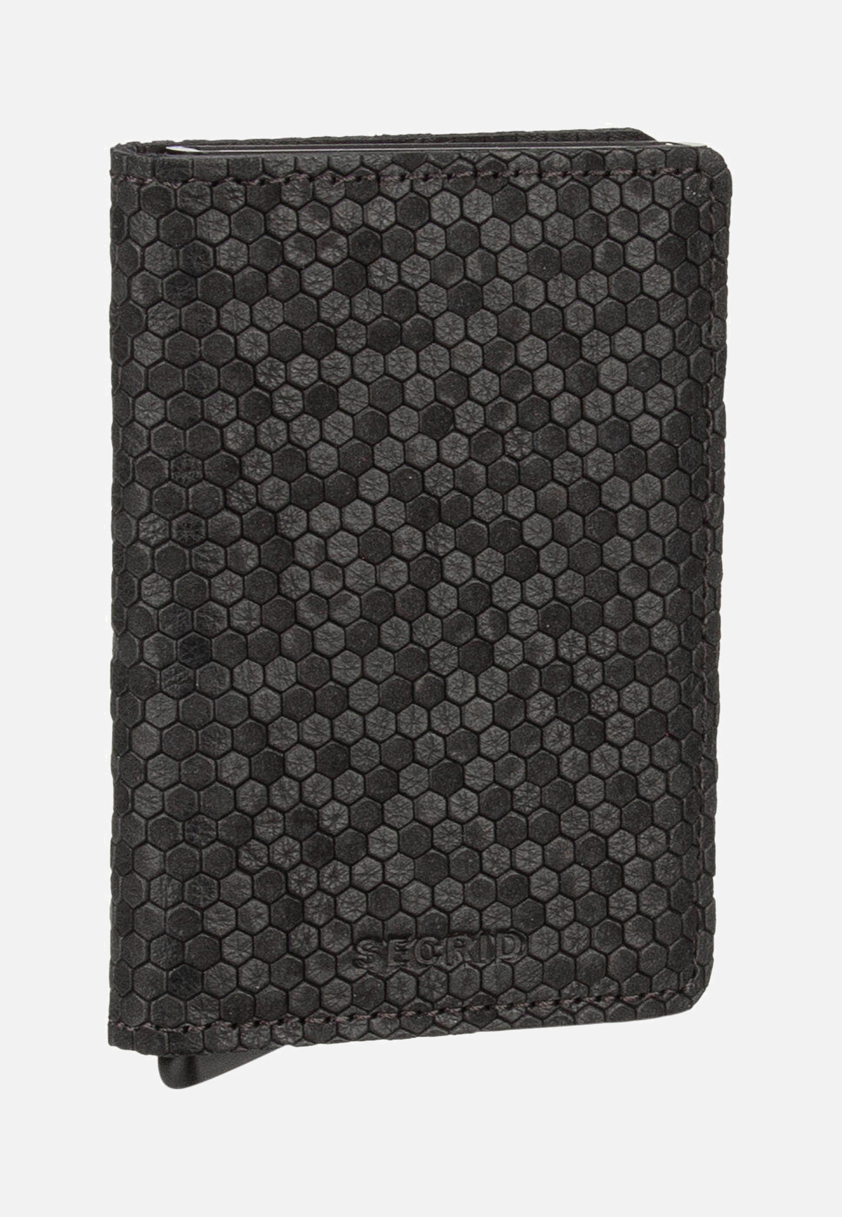 Slimwallet Hexagon Black - Portemonnaie