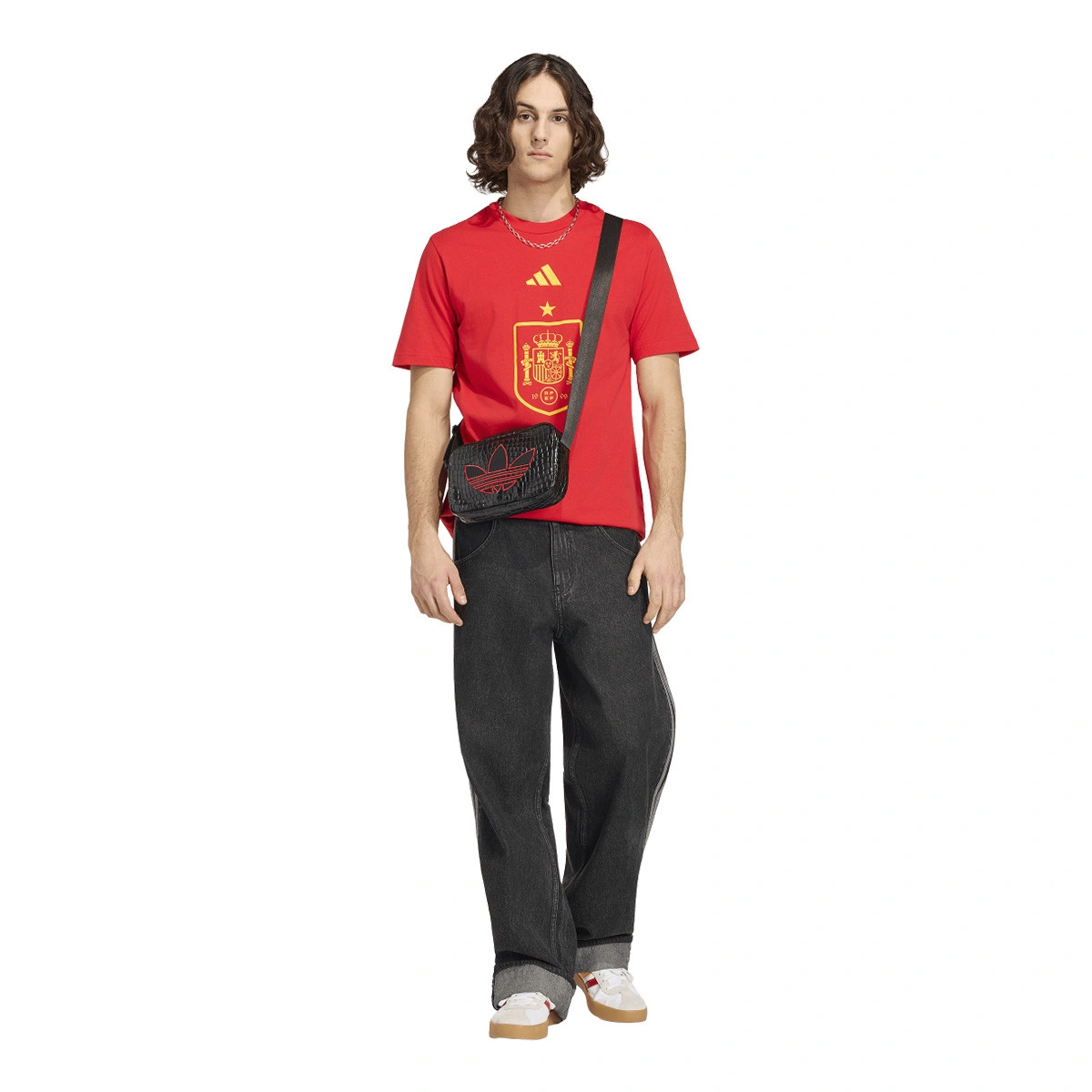 T-Shirt adidas Espanha DNA Graphic Fanswear Mundial 2026