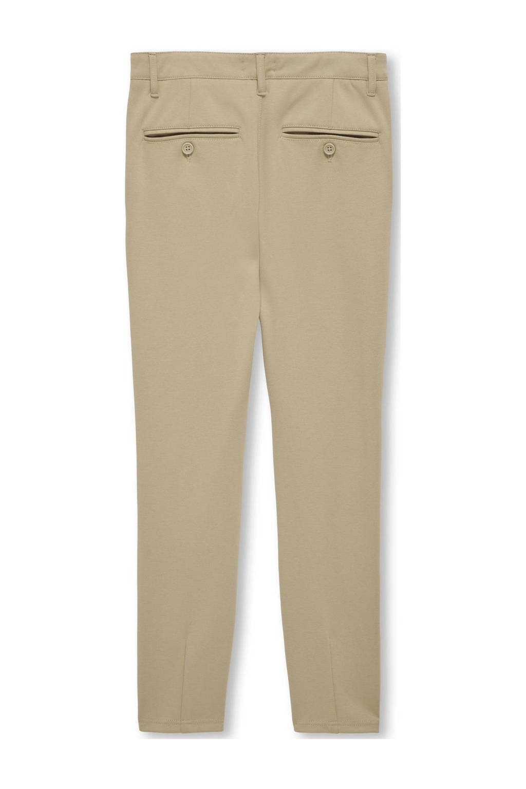 ONLY tapered fit broek KOBMARK beige