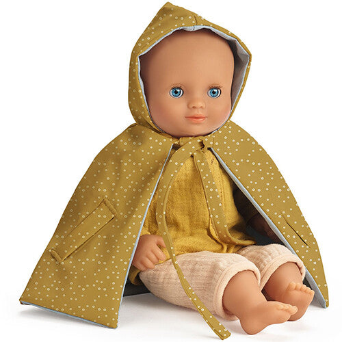 Djeco poppenregencape pomea - spring - 32 cm
