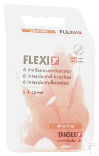 Deprophar Flexi Brossette Interdentaire Ultra Fine Orange 6 Pièces