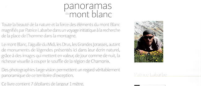 FONTAINE SILOE - PANORAMA DU MONT BLANC