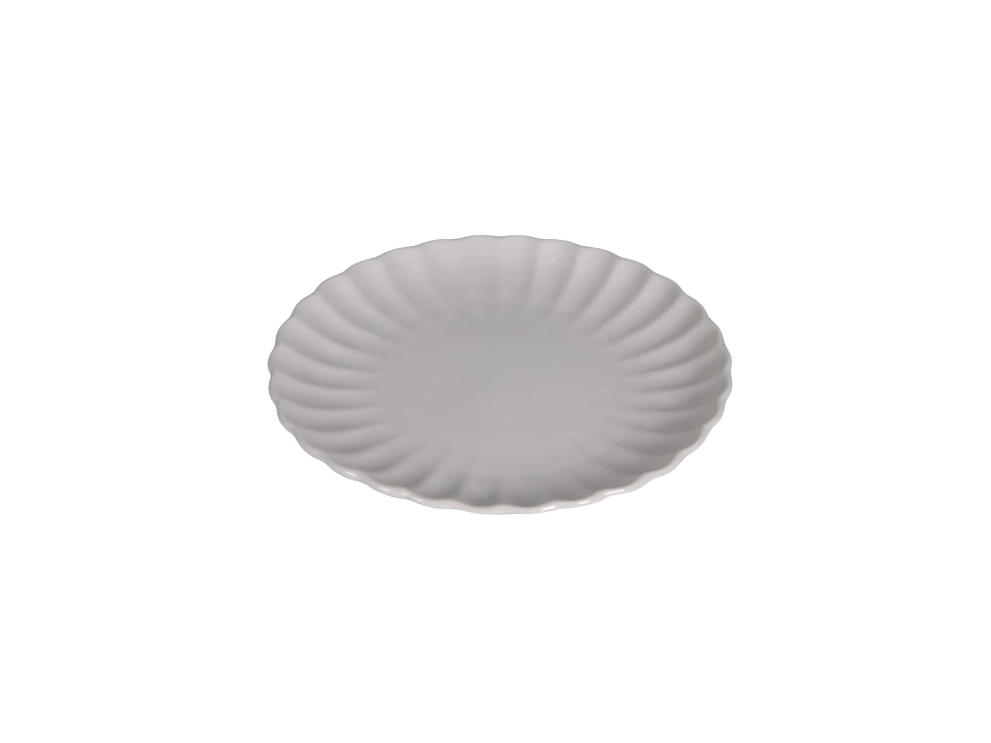 PRATO SOBREMESA PETAL ACTUEL GRÊS 19.7CM