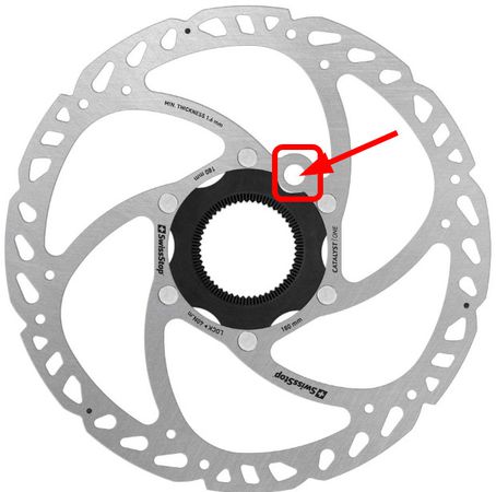 E-BIKE MAGNET für Centerlock  black