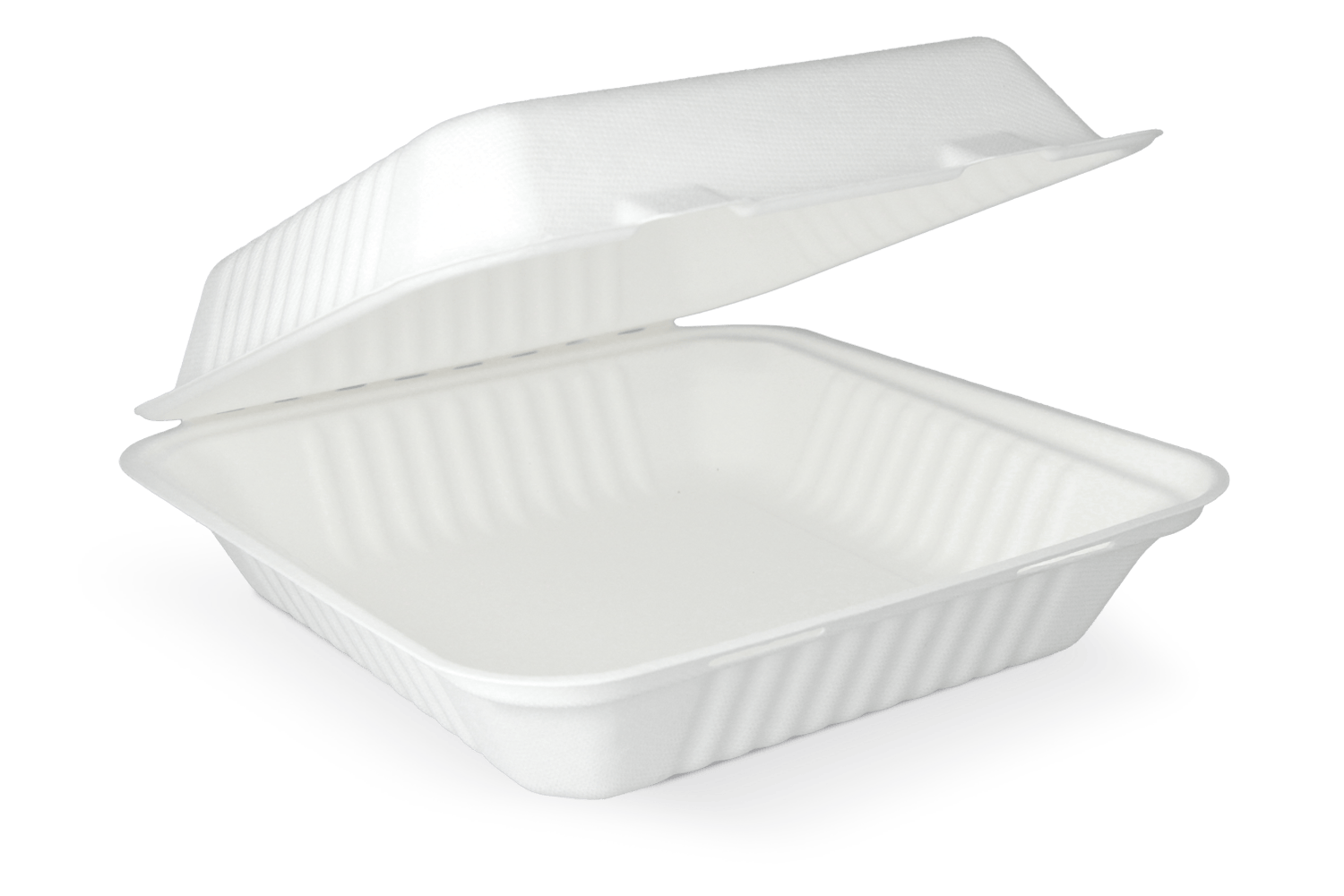 Menubox 1-vaks Middel suikerriet Plastic- en Pfas-vrij BIO
