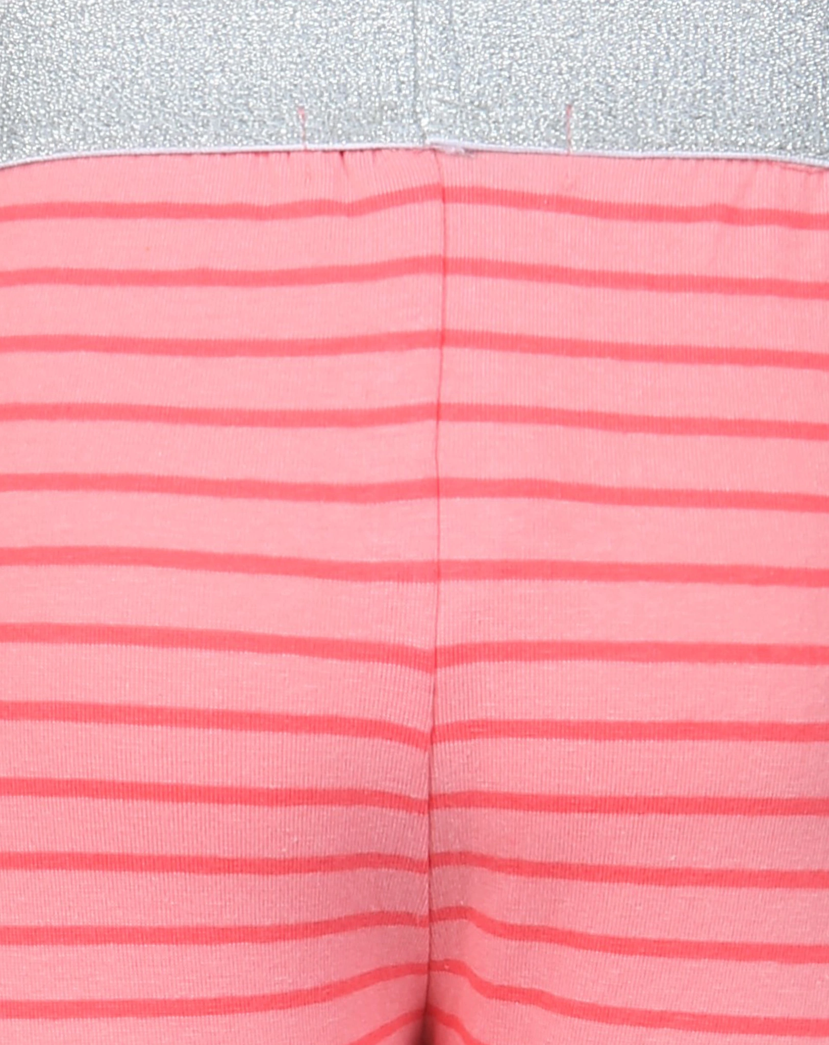 Capri-Leggings GLITZER gestreift in berry/pink