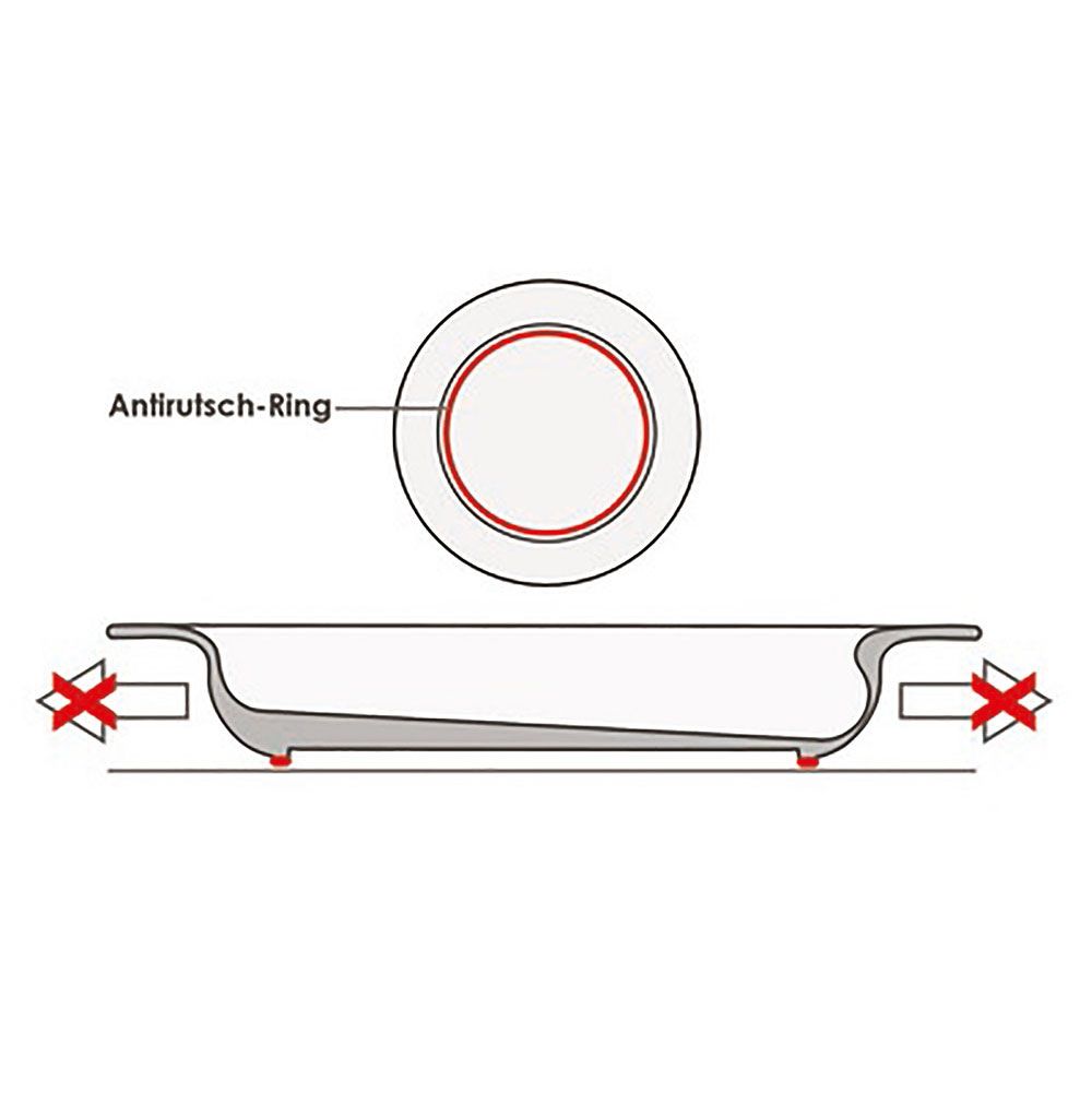 ORNAMIN Teller mit Kipp-Trick 921 Ø 27 cm