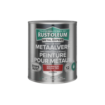 Rust-Oleum metaalverf hoogglans RAL3000 750 ml