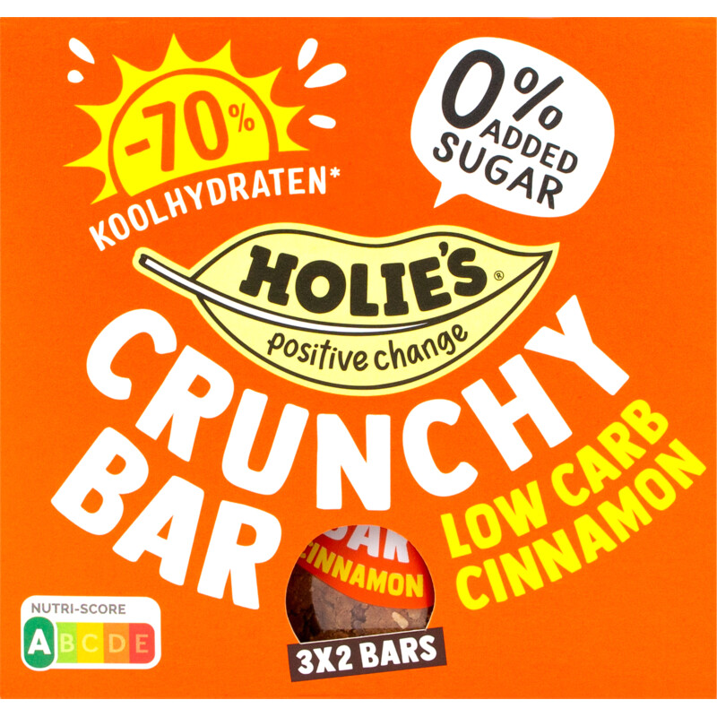 Holie's Crunchy bar low carb cinnamon
