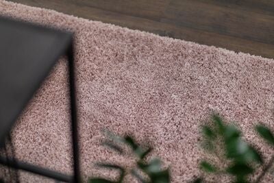 Teddy Gulvteppe 133x190, Dusty pink
