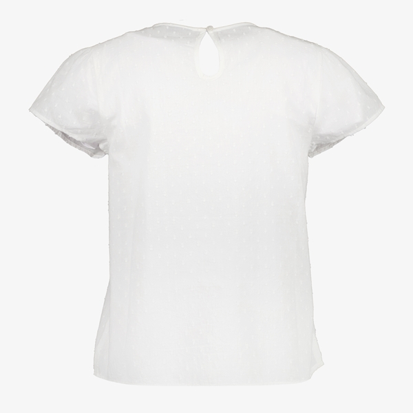 TwoDay dames blouse wit met embroidered hals