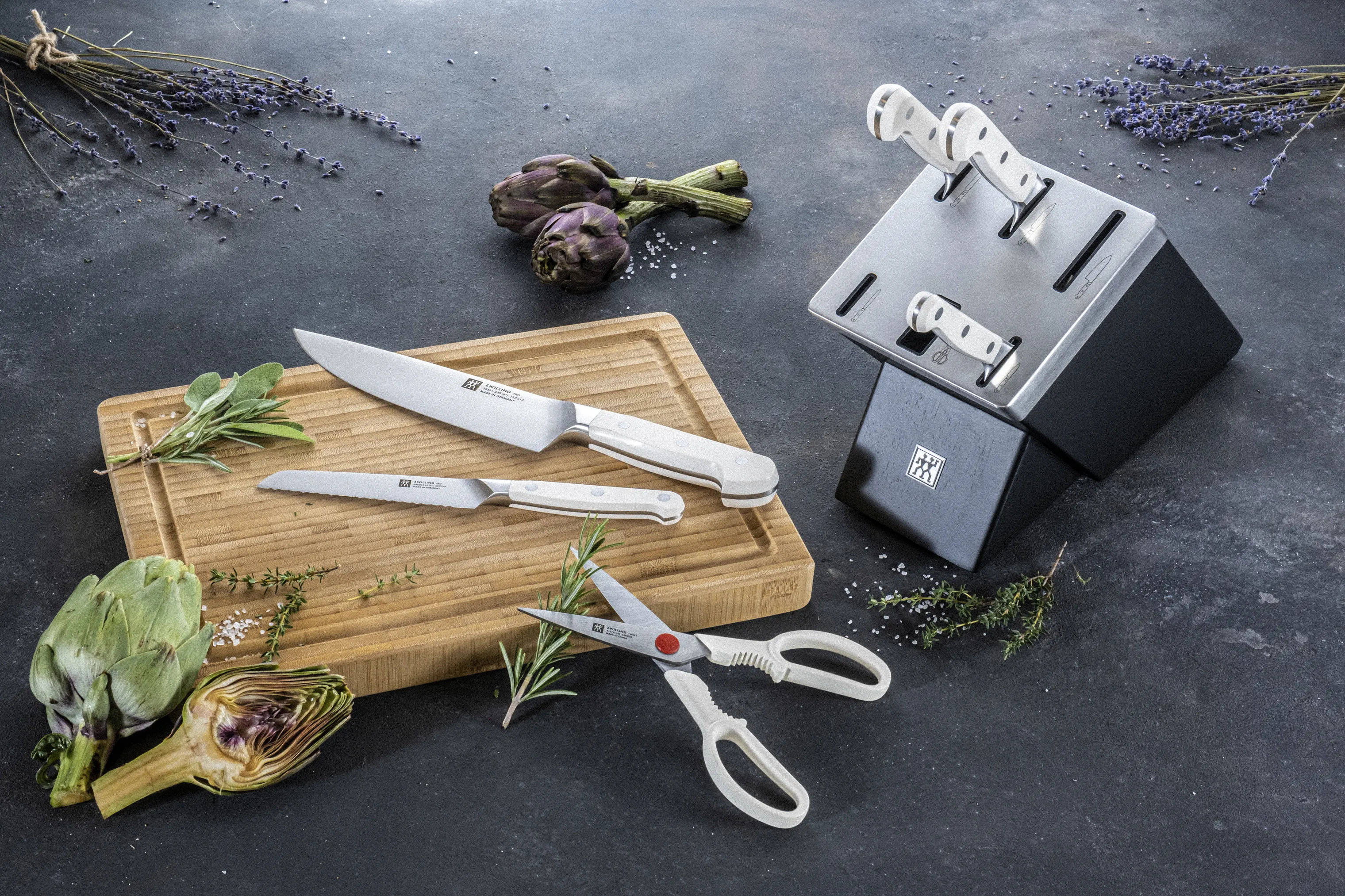 Zwilling Pro Le Blanc Knivblok - 7 dele