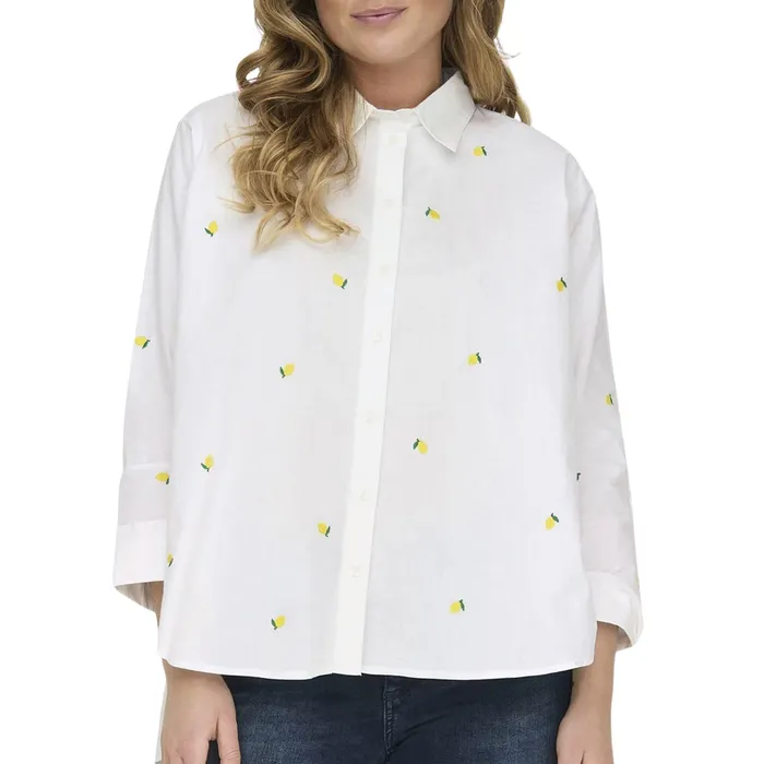 Only New Lina Grace LS Emb Blouse Dames