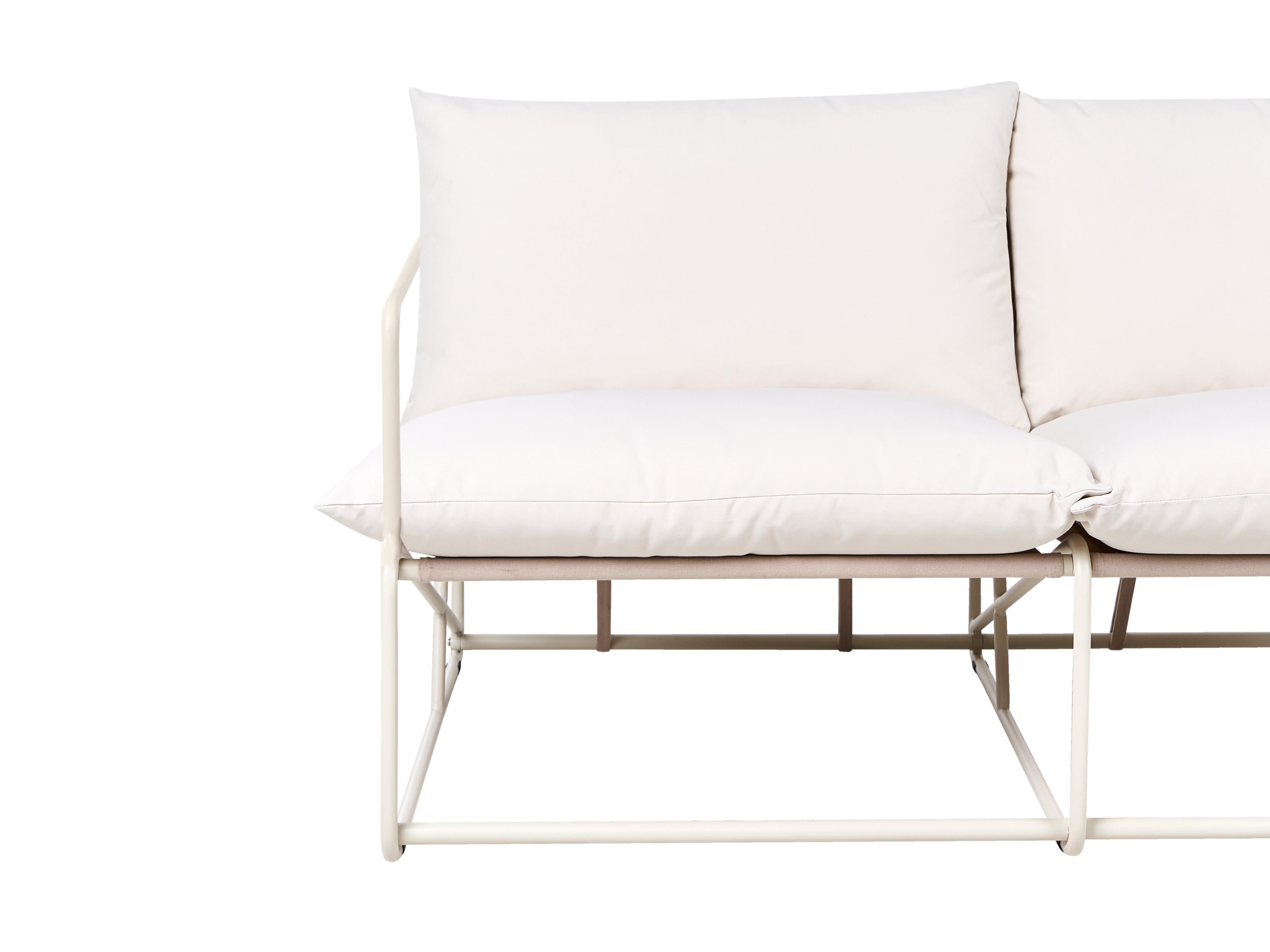 Tuin loungebank 2-zits PONTE Metaal Taupe