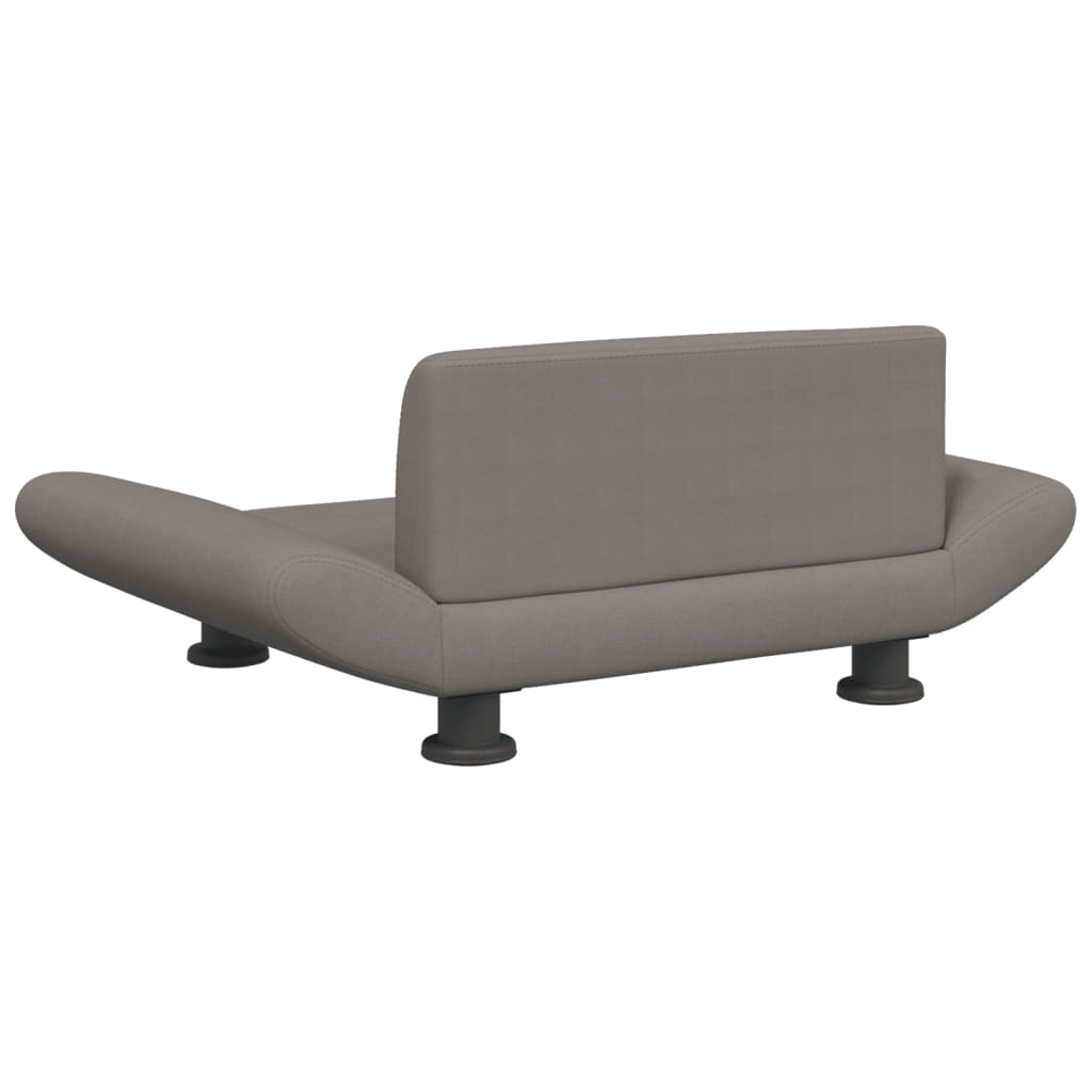 Cama para cães vidaXL em tecido cinza taupe, 70x45x28 cm