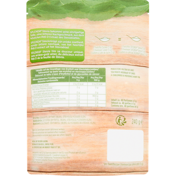 Splenda True Taste Stevia 240 g