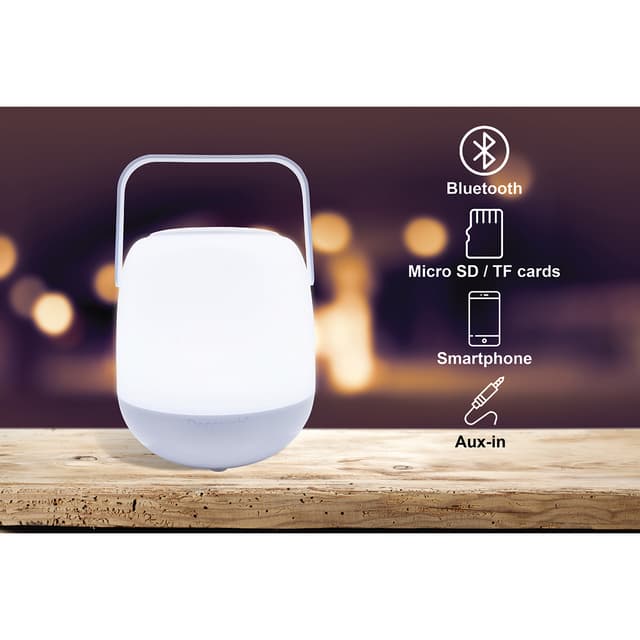 Decotech Farverig Luminøs Bærbar Højtaler
