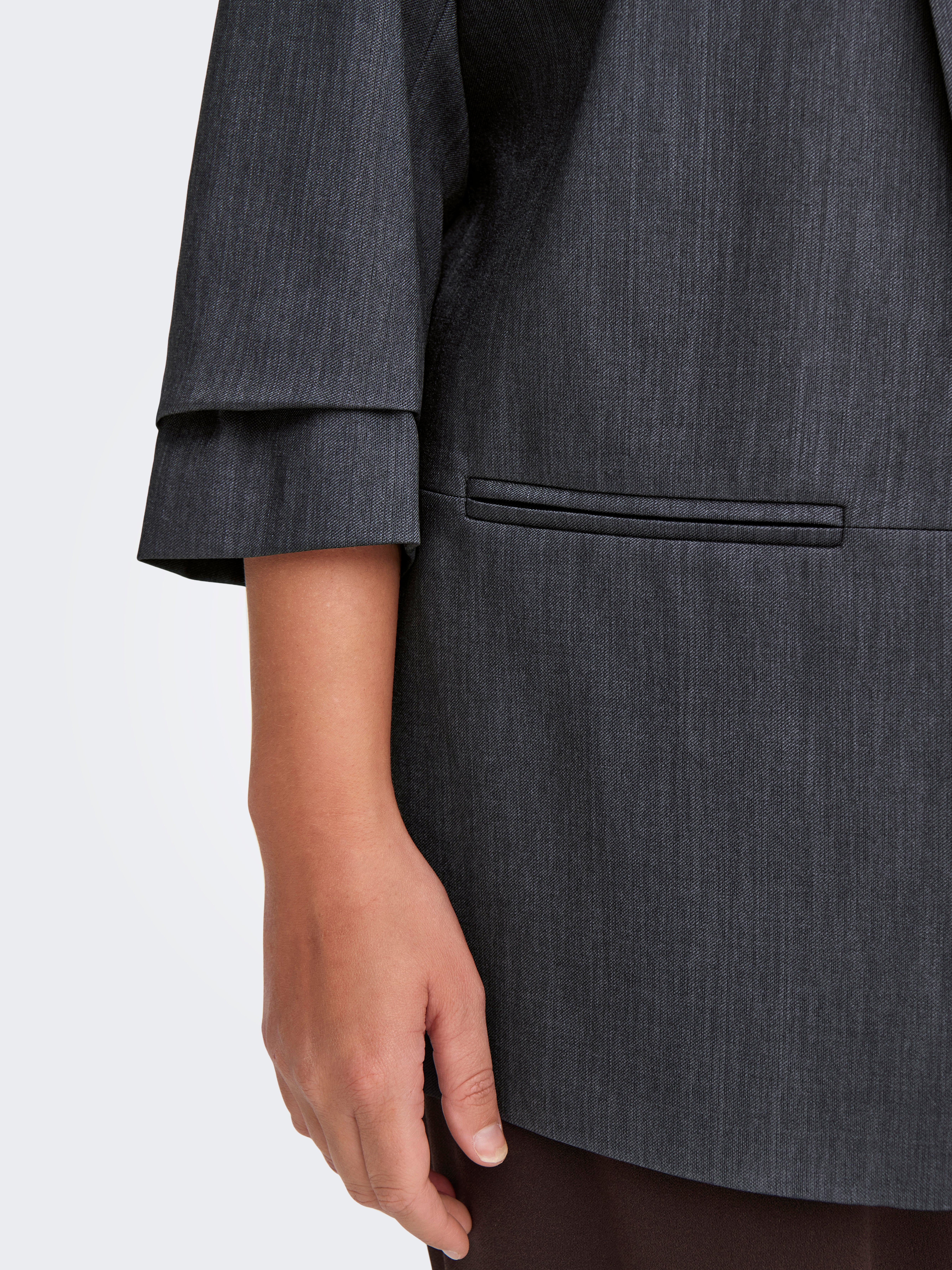 CARELLY Blazer Dark Grey Melange