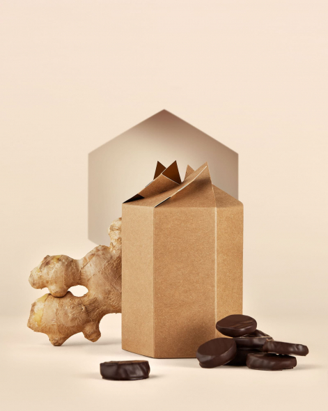 Gingembre confit de Soveria au Chocolat Noir 75% | Le Chocolat Alain Ducasse 250g