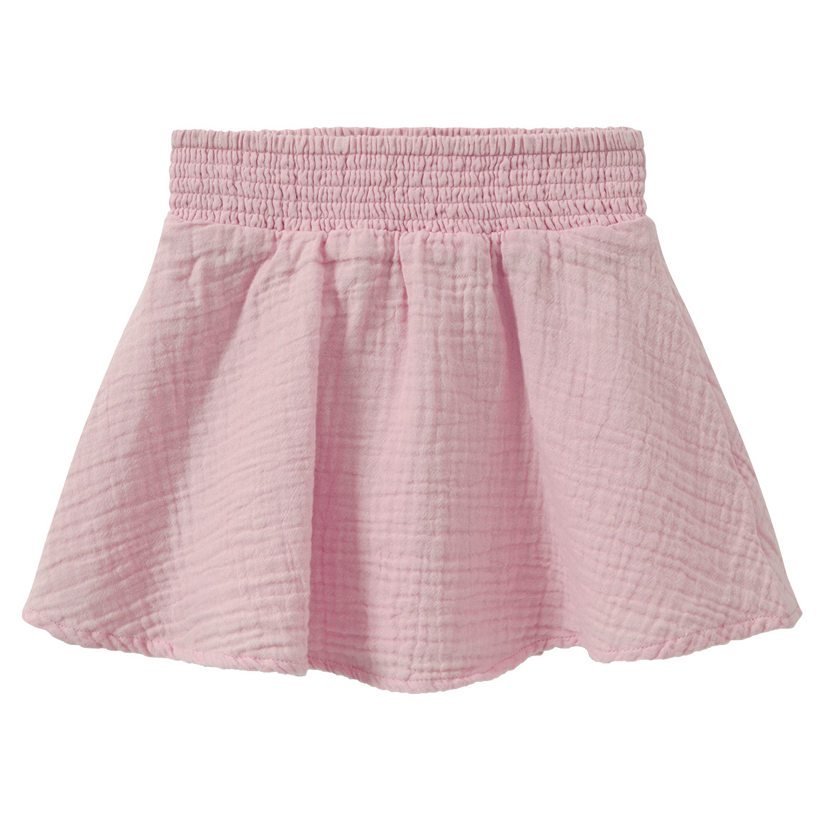 Topolino Pure Collection Mädchen Musselin-Rock mit Smokbund puderrosa