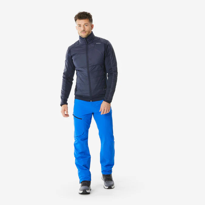 Decathlon Quechua - Jaqueta de caminhada híbrida de lã Quechua SH900 para homem