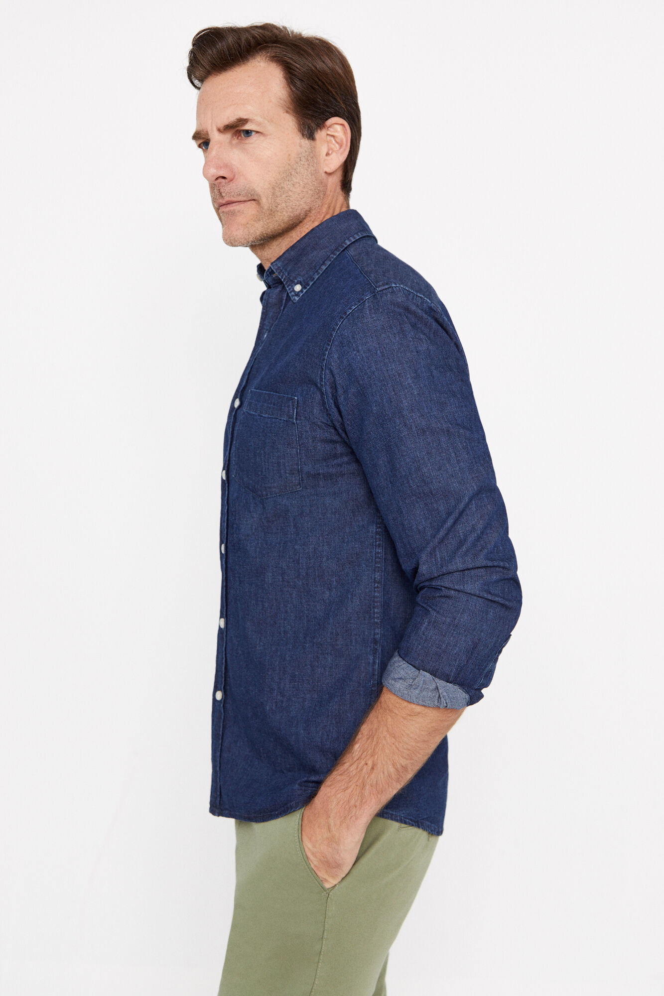 Camisa jeans - Azul
