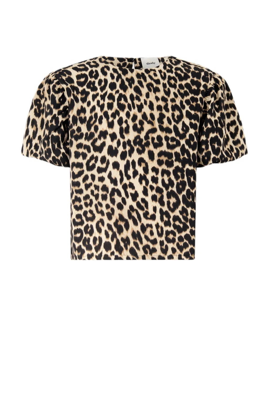 Shoeby T-shirt bruin/beige/zwart