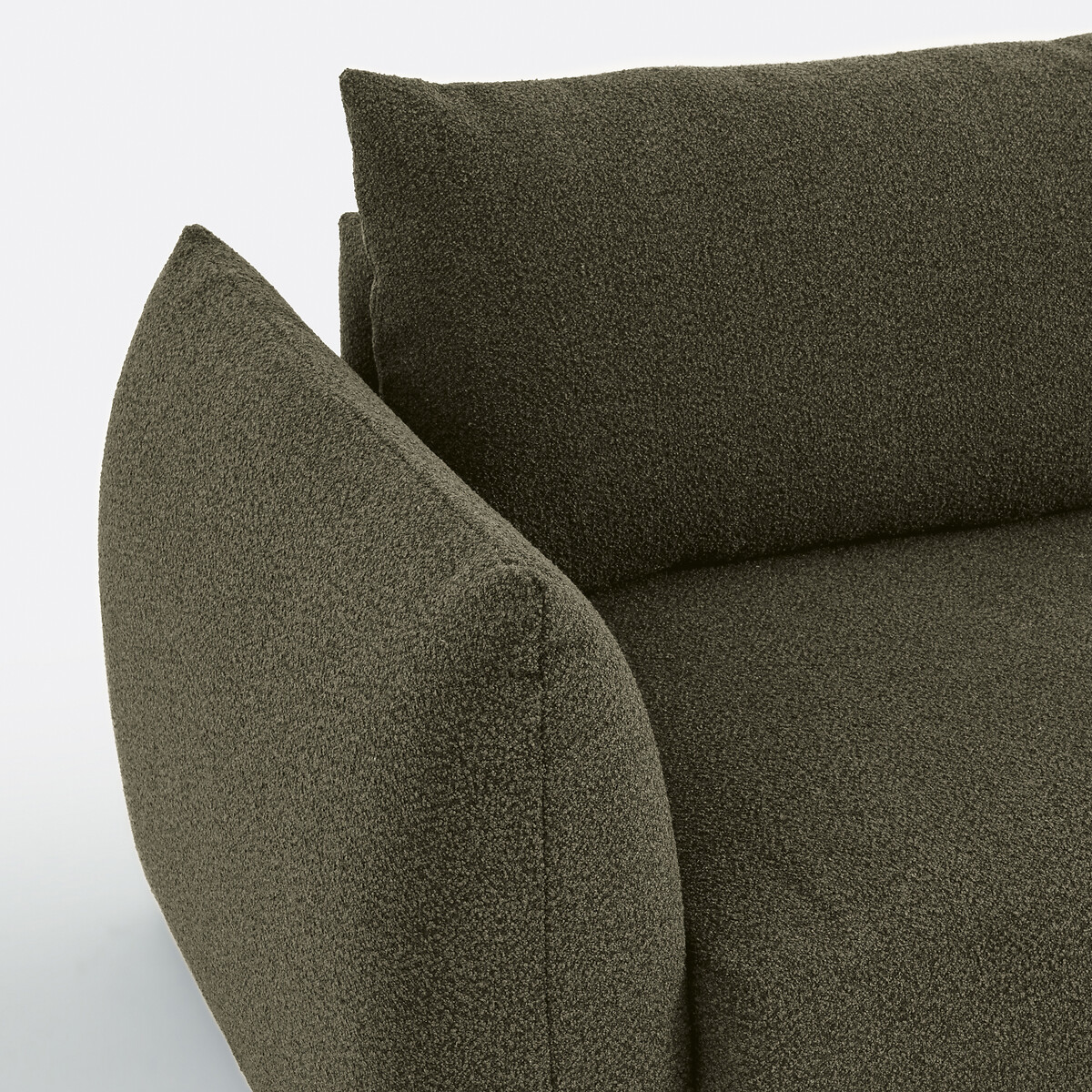 LA REDOUTE INTERIEURS<br>Sofá-cama de 3 lugares em tecido atoalhado fino, Edith