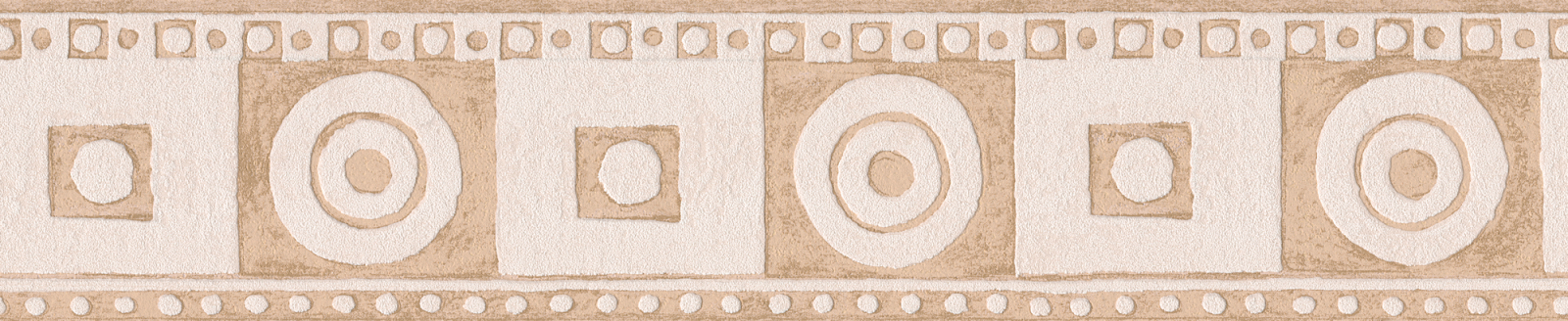Papier-Borte ONLY BORDERS 10 - beige-rot - 5 Meter