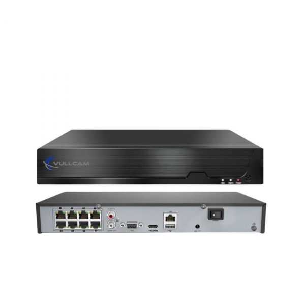 Vullcam NVR 8 Portas POE 12MP - VL-NVR12PRO