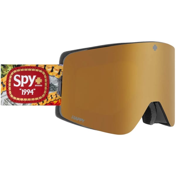 Masque de ski SPY MARAUDER ESSENTIALS - HAPPY GOLD MIRROR + HAPPY LL YELLOW GREEN MIRROR