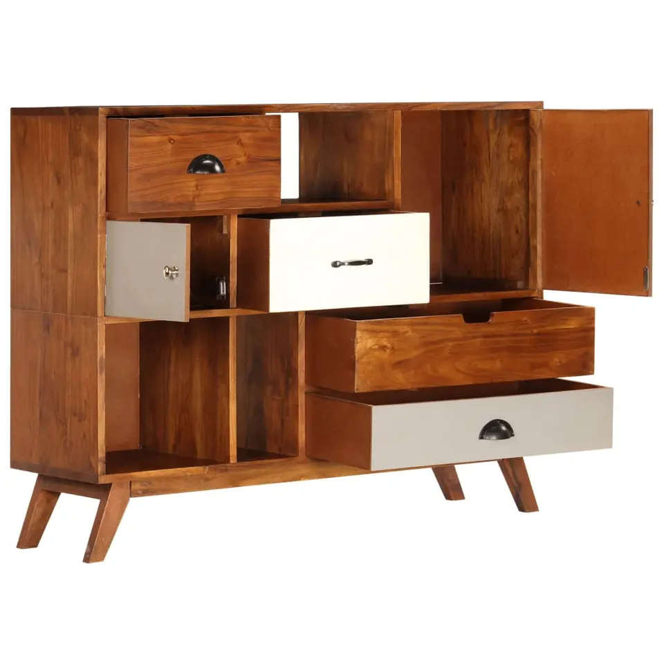 vidaXL - Dressoir - Multikleur - Hout