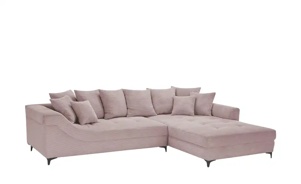 Ecksofa Jonna Pastellrosa rechts
