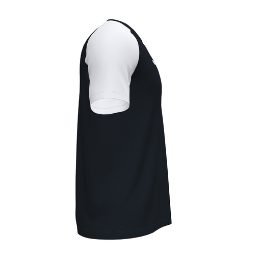 Camiseta de manga curta Joma Academy IV Preto e Branco