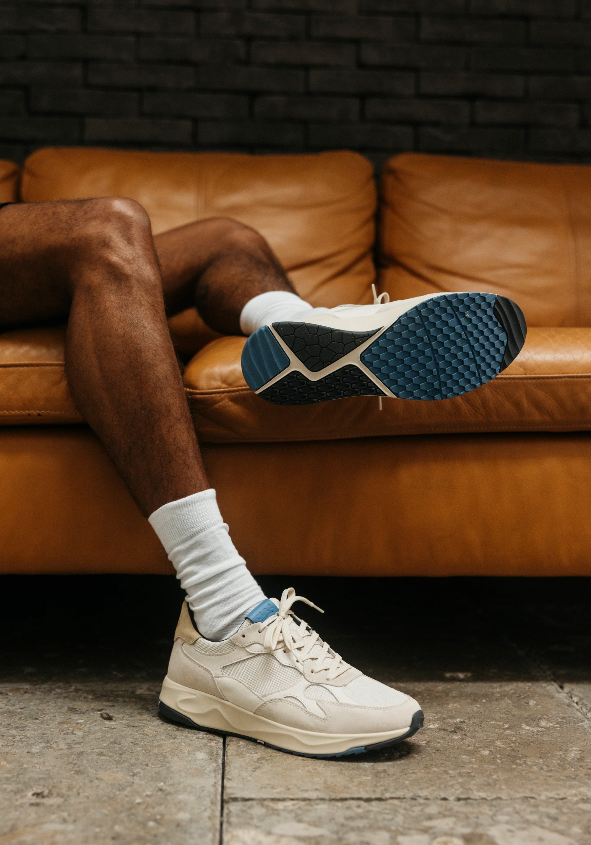 Clae Sneaker Zuma Offwhite Pebble Blue