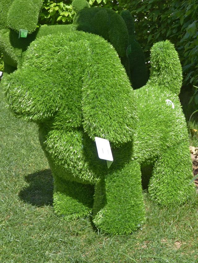 Outdoor-Figur Hund stehend, UV-beständig, 65 cm