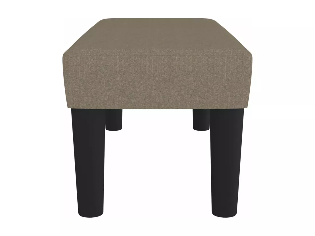 Banc Taupe 70x30x30 cm Tissu