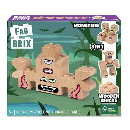 FabBrix Holzbausteine Monster