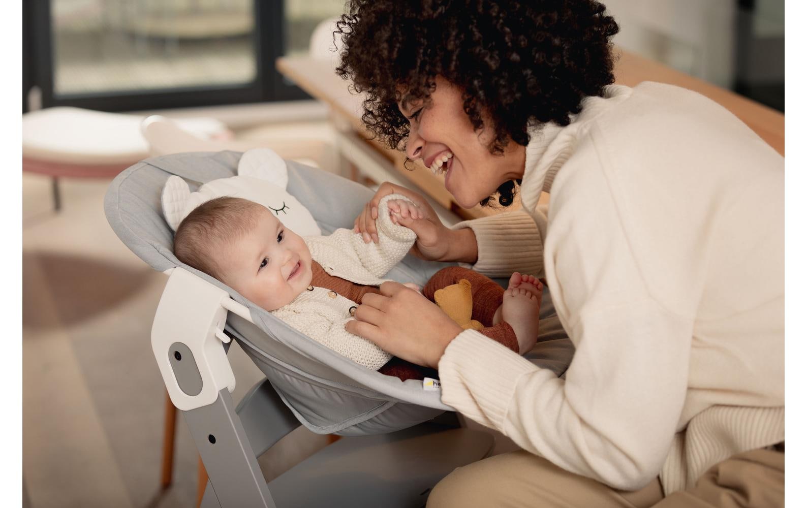 Hauck Hochstuhl »Alpha Newborn Set Pre Nature Grey« ()
