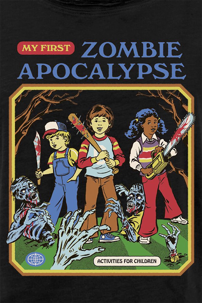 My First Zombie Apocalypse | Steven Rhodes T-Shirt Manches courtes