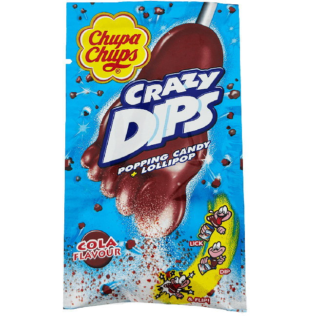 Chupa Chups Lolly met Colasmaak & Poeder met Knetter-effect 14g