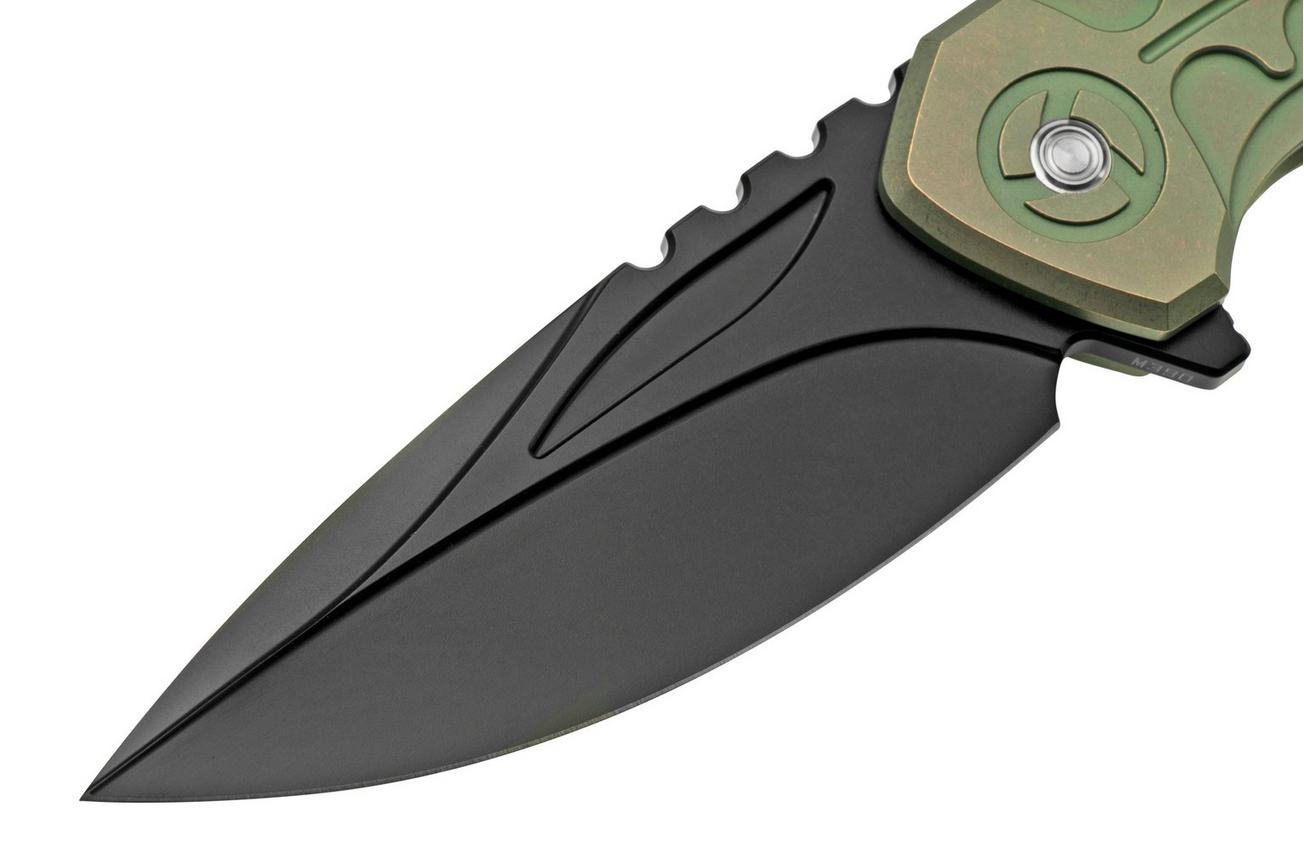 Bestech Buwaya BT2203D Black/Green Titanium, zakmes