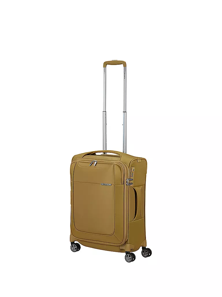 SAMSONITE Trolley  D'LITE SPINNER 55cm erweiterbar mustard yellow senf