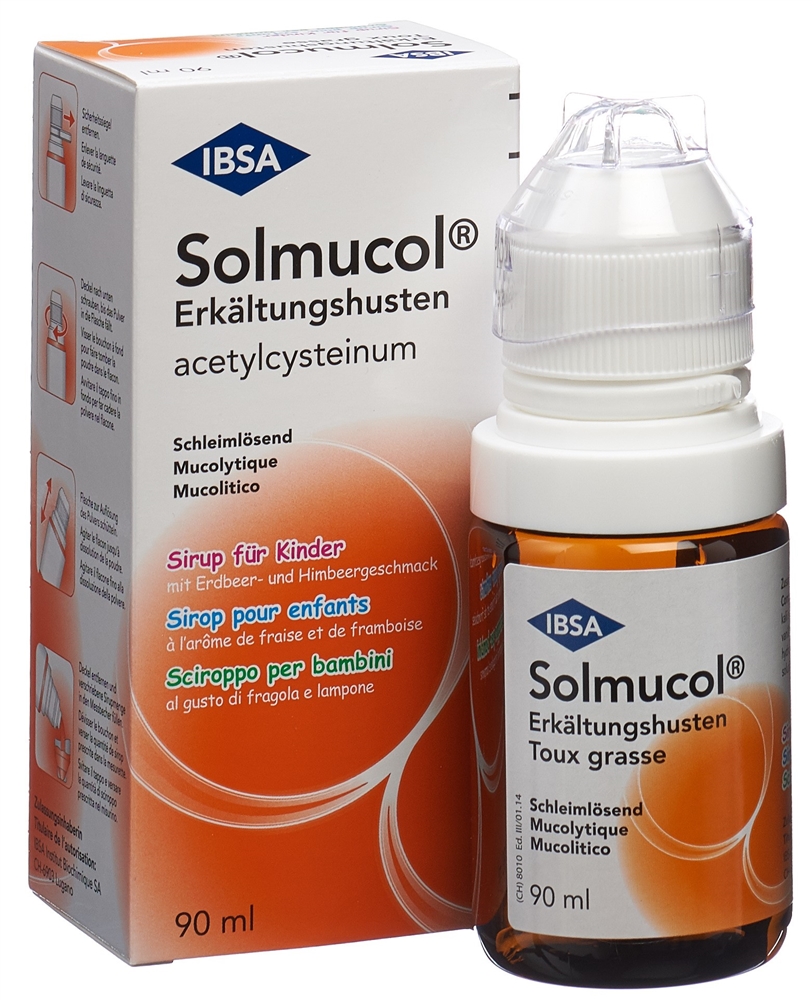 SOLMUCOL Erkältungshusten 100 mg/5ml<br>90 ml, Flasche, Sirup