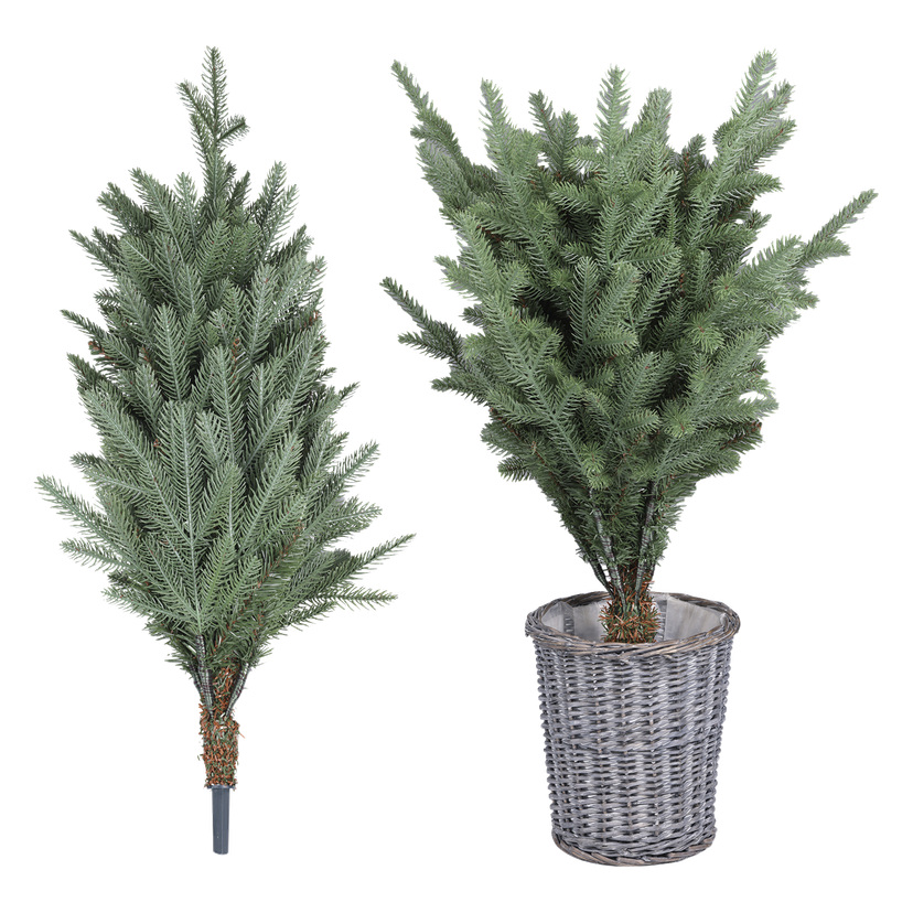 Lite juletre i kurv 130 cm