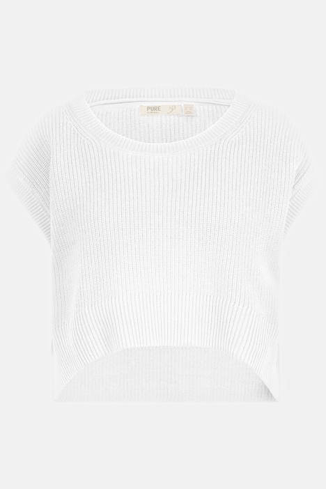 Pullunder, Oversized, Rundhals, ärmellos, Biobaumwolle